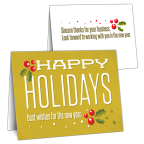 Business Holiday Cards and Corporate Christmas Cards